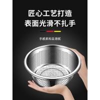 ราคา Stainless Steel Basin 304 Food Grade Household Kitchen Drain Basket Wash Basin Drain Basin Vegetabl (25539332173)