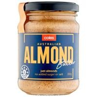 ราคา โคลส์ออสเตรเลียนอัลมอนด์บัตเตอร์เนยถั่วอัลมอนด์ 250ก Coles Australian Almonds Butter 250g [9310645206219 ] (54508008595)