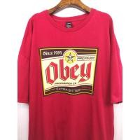ราคา เสื้อยืด มือสอง สายสเก็ต งานแบรนด์ OBEY อก 50 ยาว 30 #231 (41408759230)