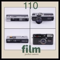 ราคา กล้องฟิล์ม 110 pocket camera สำหรับงานอะไหล่ ตั้งโชว์ สะสม พร๊อพถ่ายรูป ตกแต่งบ้าน บางตัวใช้งานได้ (42604554958)