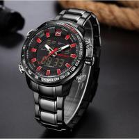ราคา หรูหราในราคาเบาๆนาฬิกาข้อมือชาย กันน้ำ naviforce watch แท้ รุ่นNF9093-BBR สายแสตนเลส ของแท้100% (884960013)