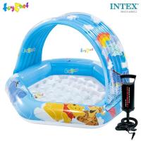ราคา Intex สระน้ำเด็กเล็ก หมีพูห์ พร้อมที่บังแดด 1.09x1.02x0.71 ม. รุ่น 58415 + ที่สูบลมดับเบิ้ล ควิ๊ก วัน (27624693689)