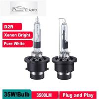 ราคา 2 ชิ้น/1 คู่ D2R HID หลอดไฟ |หลอดซีนอน |ไฟหน้า HID D2R 4300K/5000K/6000K สําหรับ Perodua / Proton / Honda / TOYOTA / (41773766358)