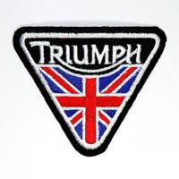 ราคา ตัวรีดติดเสื้อ มอเตอร์ไซค์ บิ๊กไบค์ Triumph Motorcycles Patch งานปัก DIY WOP ตัวรีด อาร์ม ติดเสื้อ แจ็คเก็ต ชุดแข่งรถ (25066128750)