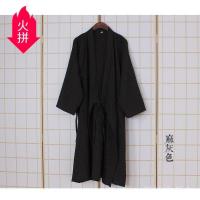 ราคา ใหม่ High-End ผู้ชายผู้หญิงญี่ปุ่นชุดกิโมโน Nightgown คู่ผ้าฝ้ายผ้าลินินชุดนอนเหงื่อนึ่งซาวน่าเสื้อคลุมอาบน้ํา Home (49708767921)