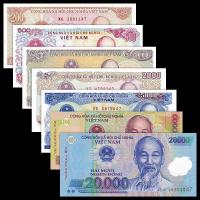 ราคา ของแท้สกุลเงินต่างประเทศเวียดนาม7แผ่นชุดเต็ม200ธนบัตร-2,0000โล่ธนบัตรพลาสติกยี่ห้อใหม่เอเชียต่างประเทศเหรียญธนบัตร ตกลง323 (46957591595)