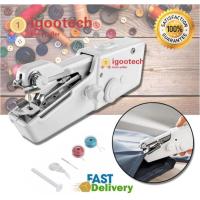 ราคา igootech จักรเย็บผ้าไฟฟ้ามือถือ ขนาดพกพา Handheld Sewing Machine รุ่น HSW1-002XT - White (6911722912)