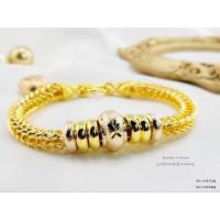 ราคา สร้อยข้อมือ งานหุ้มทองแท้ 5 ไมครอน สวยน่ารัก (18288890895)