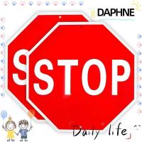ราคา ป้ายหยุด DAPHNE, Octagon 12" x 12"/30 x 30 ซม. คําเตือนป้ายอลูมิเนียมสะท้อนแสง,ป้ายเตือนการจราจรที่ทนทานการจราจรบนถนน (57559389827)