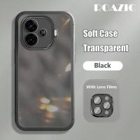 ราคา พร้อมฟิล์มเลนส์เคสโทรศัพท์สําหรับVIVO IQOO Z9 5G/iQOO Z9 Turbo/iQOO Z9 Turbo +/iQOO Z9 Turbo Plusโปร่งใสปกหลังชุบClear Soft TPUกันกระแทกSMY01 (50055996242)