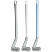 ราคา 3 Pack Golf Toilet Brush, Flexible Long Handled Toilet Cleaning Brush, 360° No Dead Space Deep Toilet Cleaning Brush, Toilet Brush for Bathroom, with Hook (White + Blue + Grey) (29744635033)