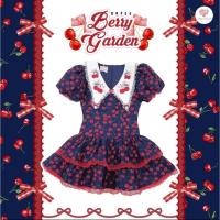 ราคา เดรสสั้นลายเชอรี่ ปกปักแต่งลูกไม้ แขนตุ๊กตา ไซร์Lงานมือ1ป้ายห้อย (43968652895)