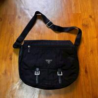 ราคา 9X กระเป๋า Prada Bag Nylon Crossbody มือสอง (29494112645)