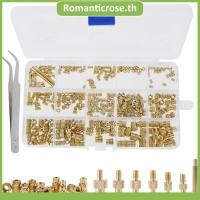 ราคา 308 ชิ้นเกลียวแทรกทองเหลืองความร้อนชุดใส่ M2 M2.5 M3 M4 M5 M6 เมตริก Knurled Nuts Assortment ชุดสําหรับ 3D การพิมพ์ SHOPSKC0312 (27210181769)
