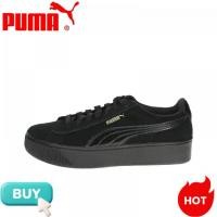 ราคา (ของแท้ 100%) PUMA Suede S รองเท้าผ้าใบสีดำ ผู้ชายผู้หญิง ระบายอากาศ แฟชั่น ทันสมัย (49957659837)