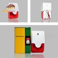 ราคา [Willbehot-t] Strobe Siren Alarm 103 DB Horn 12 V/24 V/220 V สายไฟกระพริบนาฬิกาปลุกกลางแจ้งตํารวจ Strobe Light Siren Alarm [ใหม่] (50508045659)