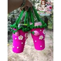 ราคา ถุงใส่แก้วเยติโครเชต์ สตอเบอรี่ขนาด30ออนซ์ (7853352467)