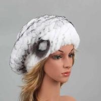 ราคา ▥ Berets สําหรับผู้หญิงหมวกขนสัตว์กระต่ายแท้ฤดูหนาว Causal (51700000681)