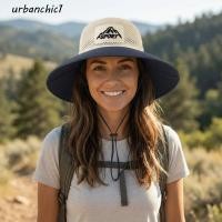 ราคา URBANCHIC หมวกปีกกว้าง สีทึบ กันแดด ระบายอากาศดี สำหรับผู้ชาย (52357236878)