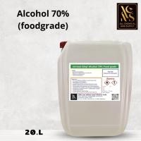 ราคา แอลกอฮอล์ 70% Food grade ขนาด20 ลิตร เอทิลแอลกอฮอล์ เอทานอล Ethyl alcohol 70% (Ethanol) แอลกอฮอล์ฟู้ดเกรด Alcohol 70% เ (23919964666)