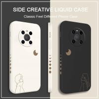 ราคา Moon Loversเคสโทรศัพท์สําหรับHuawei Honor 400 Lite X5C X9D X9C X9B X9A X8 X8B X7D X7B X6B Y8P Y7A Pro 4G 5G Creative Design Cover (46454150764)