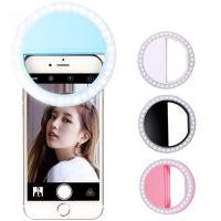 ราคา ไฟเซลฟี่ ติดมือถือ แบบพกพา Portable Rechargeable Selfie LED Flash Ring Fill Light Lamp Clip Camera (1517571233)