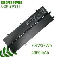 ราคา CP แบตเตอรี่แล็ปท็อป BPSC31 VGP-BPS31 7.4V/4960MAh/37Wh สำหรับ VAIO SVD11 Duo11 SVD11215CDB SVD11215CKB SVD1121S2C 21Z9R (29006932469)