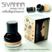 ราคา Sivanna Colors รองพื้นเนื้อมูส Mineral Matte FOND DO MOUSSE FOUNDATION รองพื้นเนื้อครีมมูสพร้อมแปรง ซิวานนา (665502075)