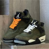 ราคา เชือกรองเท้า สายเชือกรองเท้า เหมาะสําหรับ Air Jordan 4 Army Green Retro รองเท้าบาสเก็ตบอล AJ4 เชือกลูกไม้สีส้ม Non-Original สีเหลืองสีดํา (50257291448)