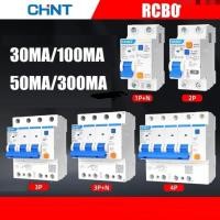 ราคา CHINT 30mA 100mA 300mA RCBO 10A 16A 20A 25A 32A 40A 63A NXBLE-63YH ประเภท C 1PP + N 2P 3P + N 4P 230V Residual Current ดําเนินการ Circuit Breaker (53859468847)