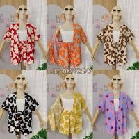 ราคา พร้อมส่งชุดเซ็ท3ชิ้นสุดคุ้ม เสื้อคลุม+เสื้อสายเดี่ยว+กางเกง งานผ้าไหมอิตาลี่พิมพ์ลายดอกสวยๆเข้าใหม่จ้า☘️ (28330288777)