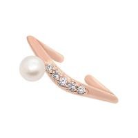 ราคา A.CEMI Tiara Pearl Ringcuff มุกแท้ แหวนมุกแท้ แหวนเงินแท้ ชุบทอง 18K โรสโกลว์ (10748993194)