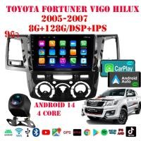 ราคา จอ Android 9 นิ้ว [8G+128G] Android 14 จอตรงรุ่น Toyota Vigo 2005-2007 เครื่องเสียงติดรถยนต์ Apple Carplay วิทยุรถยนต์ (52304767996)