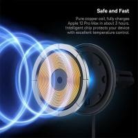 ราคา ❤ Baseus 15W Fast Charging Car Phone Holder Wireless Charger For Iphone 14 13 12 Pro Max Light (27404260531)