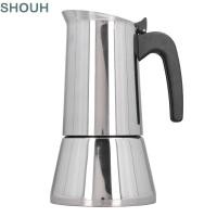 ราคา SHOUH Moka Pot, สแตนเลสความจุขนาดใหญ่เตาตั้งพื้น Moka Pot, มืออาชีพเงินทนทานก่อสร้างเตาตั้งพื้นหม้อกาแฟทํากาแฟ (43529439885)