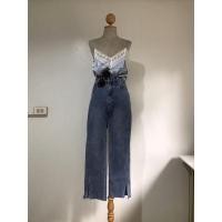 ราคา Korean Style Super High Waisted Jeans - Jeans. House (10091916655)