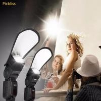 ราคา Picbliss Light Reflector 2in1 Silver White Camera Flash Reflector สําหรับสตูดิโอถ่ายภาพ (54550895614)