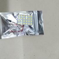 ราคา ไฟห้องโดยสารเพดานรถยนต์ LED 24 จุดไฟห้องโดยสาร LED สีขาว 24 จุดไฟเมือง (28682414229)