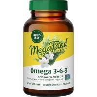 ราคา Mega Omega 3 6 9 BurpLess 600 mg PlantBased Omega 3 & 150 mg DHA ต่อเสิร์ฟ Heart Vision & Joint port Oil ทางเลือก 60 แคปซูล 30 เสิร์ฟ (52258533013)