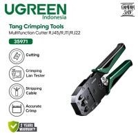 ราคา UGREEN 35971 CRIMPING Tool RJ45 RJ11 RJ12 LAN สายเครือข่ายถังตัดตัดซ่อมเครื่องมือตัด Multi-Function CRIMPING RJ 45 11 12 Cat5 Cat5e Cat6 Cat6 Cat6a Cat7 (56808337618)