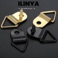 ราคา ILINYA 100 ชิ้น/ถุงไม้แขวนเสื้อ,กรอบรูปโลหะแก้ไขกรอบรูปคลิป,Durable สามเหลี่ยม D-Ringฟันเลื่อยกรอบแขวนตะขอกรอบอุปกรณ์ฮาร์ดแวร์ (51155910162)
