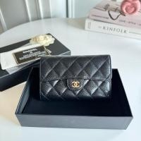 ราคา Like new‼️ Chanel medium wallet trifold caviar holo31 3พับ สีดำ อะไหล่ทอง สภาพสวยงามค่ะ หนังแข็งเม็ดชัดสวยงาม (29512680314)