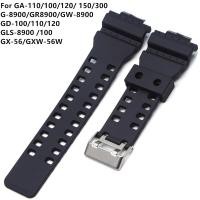 ราคา สายนาฬิกาข้อมือซิลิโคนกันน้ําสําหรับ Casio G Shock Ga-100 110 120 Gx-56 16 มม. (11263169168)