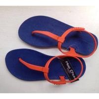 ราคา Moochuu: MC 04 sandal พื้นน้ำเงิน สายส้ม (4108390)