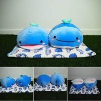 ราคา ตุ๊กตาผ้าห่มปลาวาฬจินเบซัง (748523927)