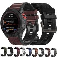 ราคา สําหรับ Garmin Fenix 7 7x 6 6x Pro Sapphire GPS 5 5x Plus สายหนัง ปลดเร็ว สายนาฬิกา ซิลิโคน สายนาฬิกา สร้อยข้อมือ (21779437737)