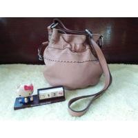 ราคา กระเป๋าสะพายยาวหนังแท้สีน้ำตาลfossil (18662052083)