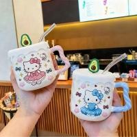 ราคา น่ารักการ์ตูนสวัสดีคิตตี้ฟางถ้วยสไตล์แก้วที่มีฝาปิดสําหรับแฟนคู่สาวของขวัญ4/8 (40829851965)