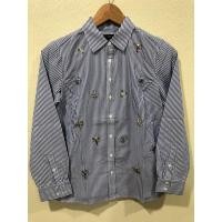 ราคา TALBOTS เสื้อเชิ้ตผู้หญิงฟ้าลายริ้ว มือสอง แบรนด์ (22571626864)
