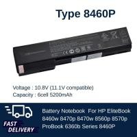 ราคา (ส่งฟรี ประกัน 1ปี) HP Battery แบตเตอรี่ HP 8460P EliteBook 8470p 8470w 8560p 8570p ProBook 6360b CC06 ของแท้ 100% (49658341074)